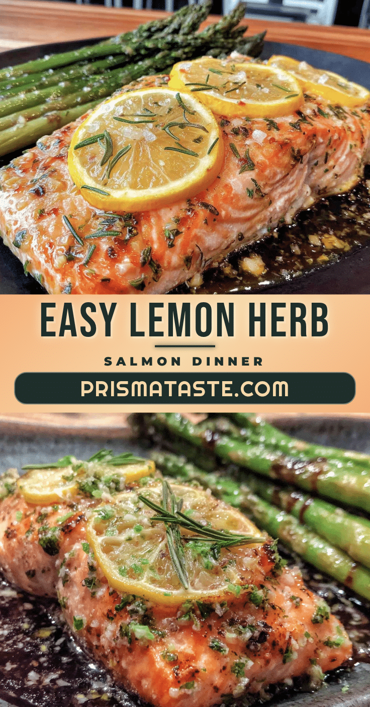 lemon herb baked salmon recipe