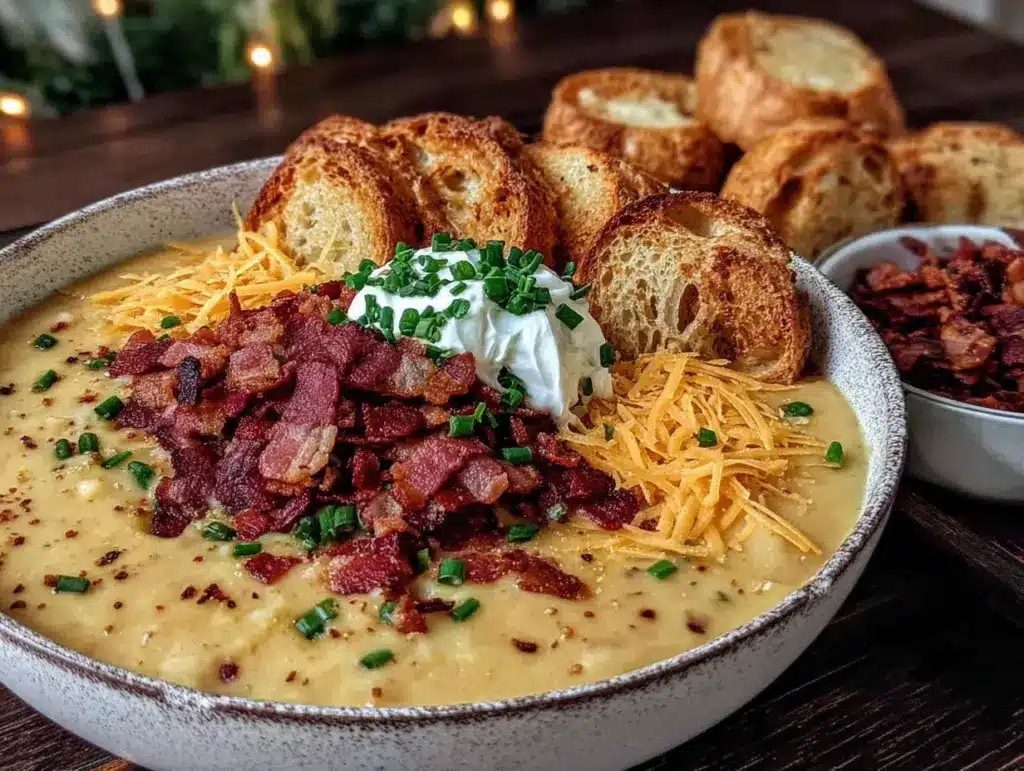 loaded baked potato soup - featured image