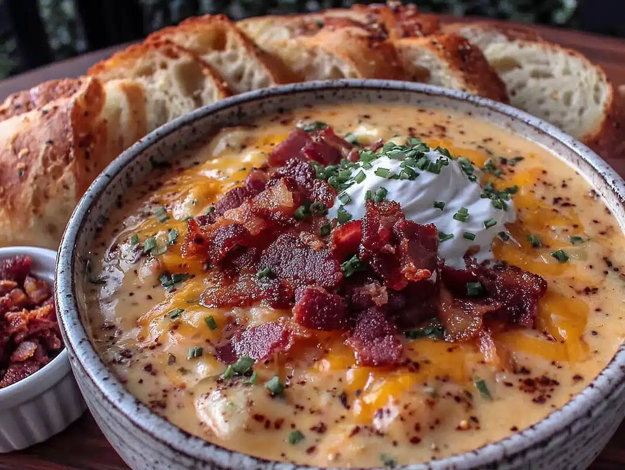 loaded baked potato soup preparation steps