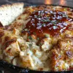 loaded buffalo chicken dip - featured image