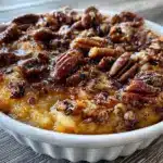 make-ahead sweet potato casserole with pecan streusel - featured image