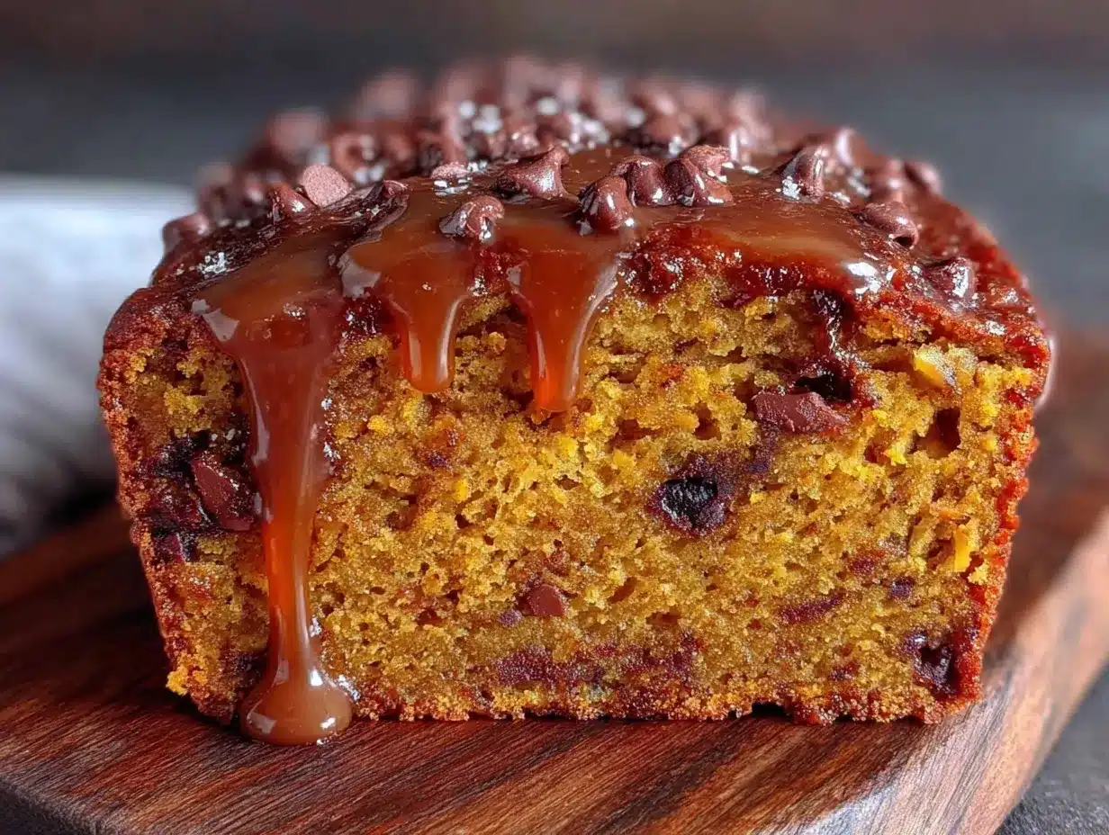 maple pumpkin chocolate chip bread preparation steps