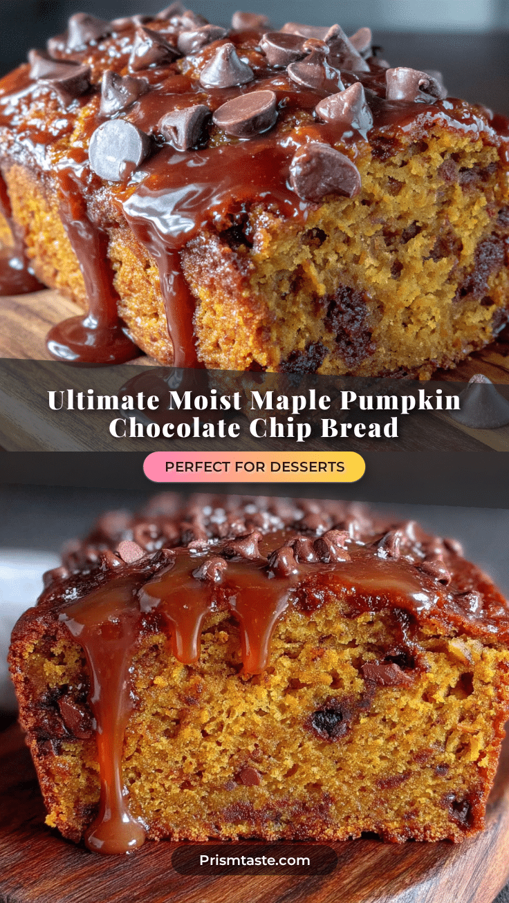 maple pumpkin chocolate chip bread recipe