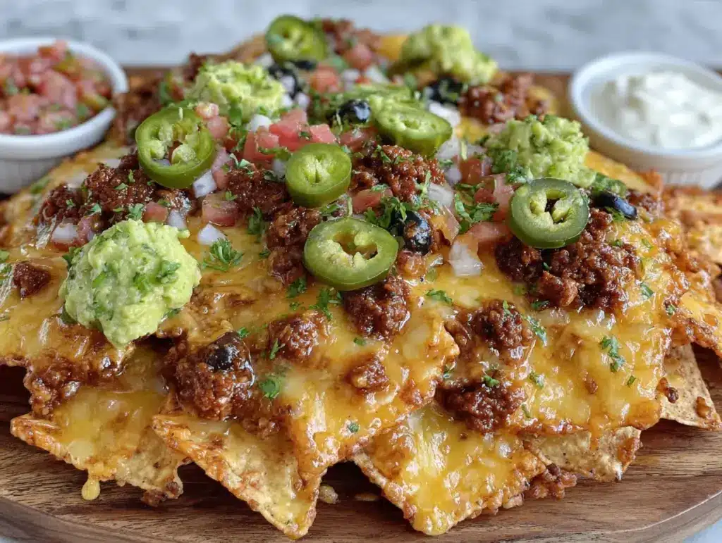 nacho charcuterie board - featured image