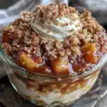 no-bake apple crisp parfaits - featured image