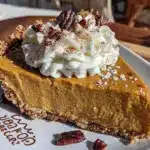 no-bake pumpkin pie with gingersnap crust - featured image