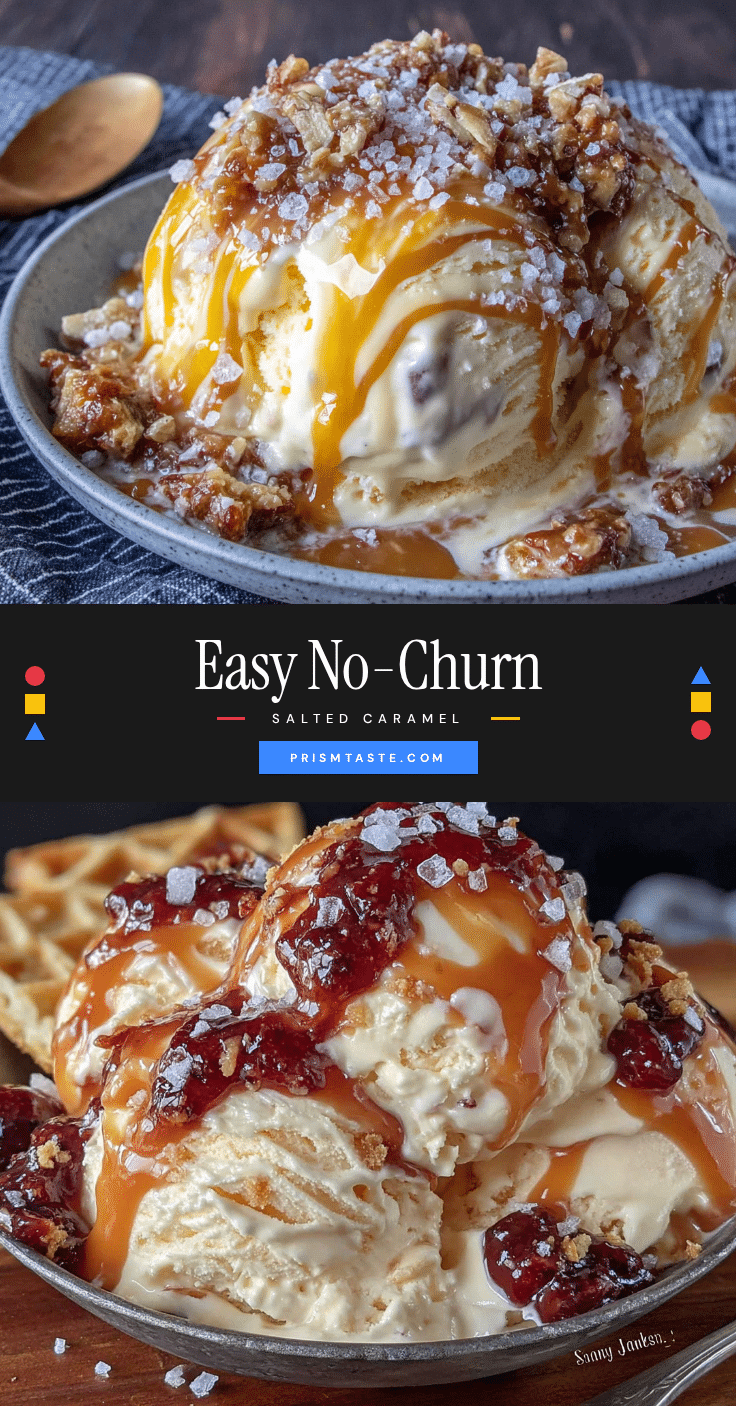 no-churn salted caramel ice cream recipe
