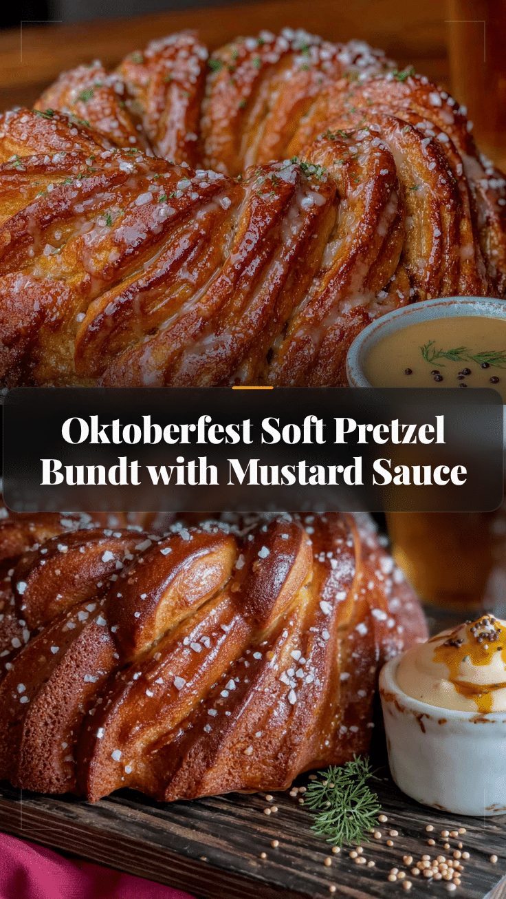 Oktoberfest Soft Pretzel Bundt recipe