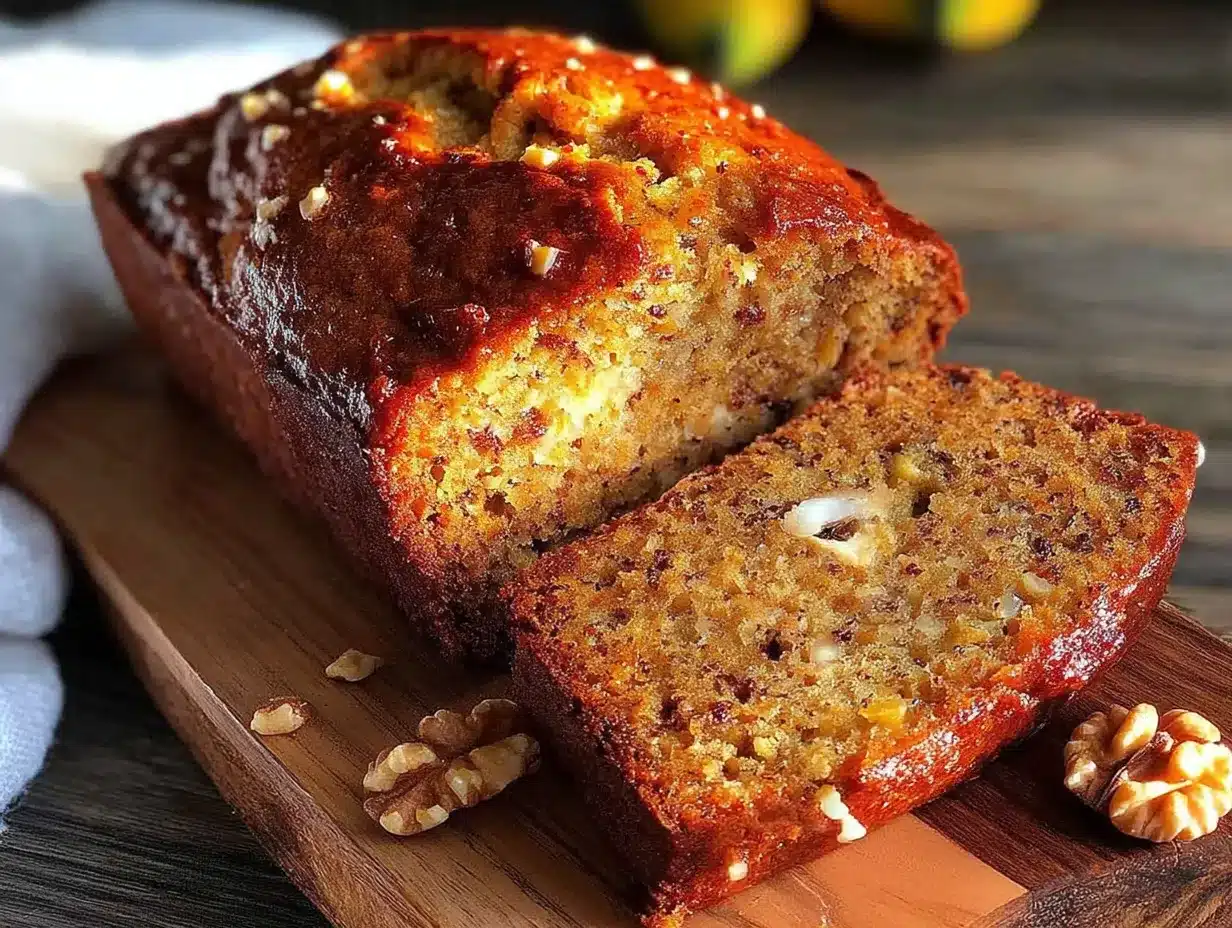 one bowl banana bread preparation steps