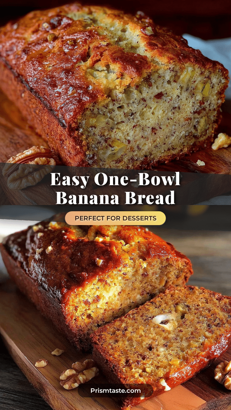 one bowl banana bread recipe