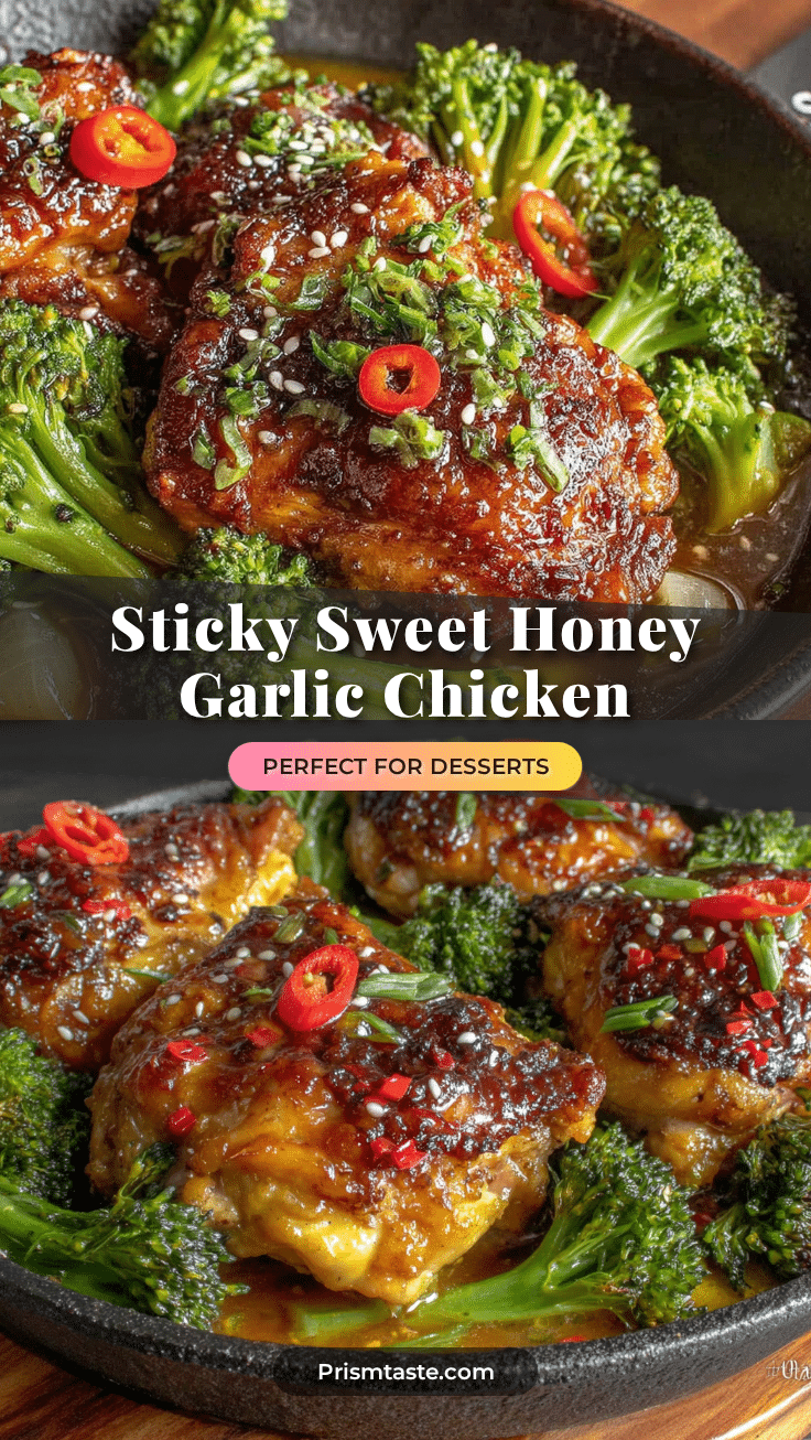 one-pan honey garlic chicken and broccoli recipe