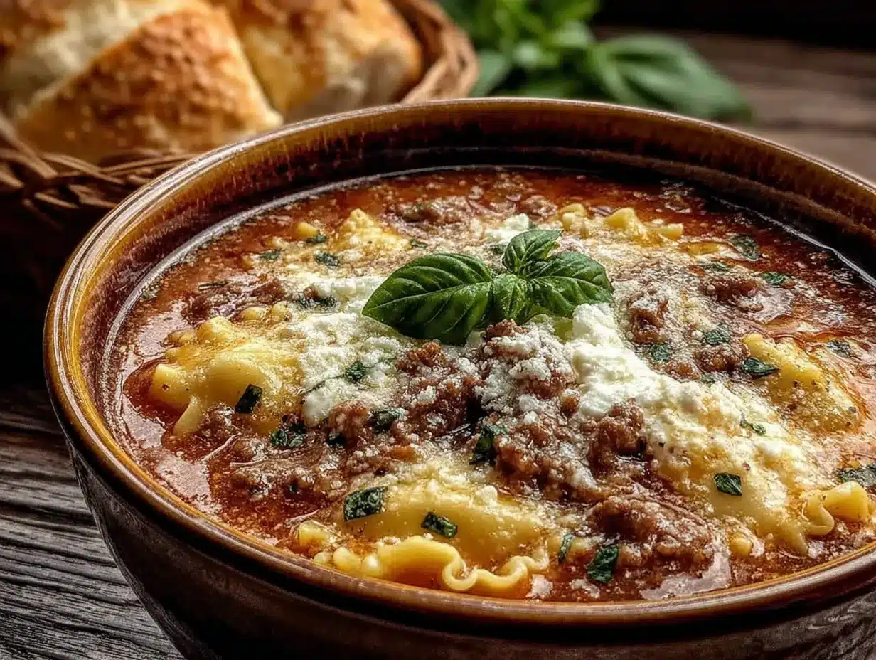 one-pot lasagna soup preparation steps
