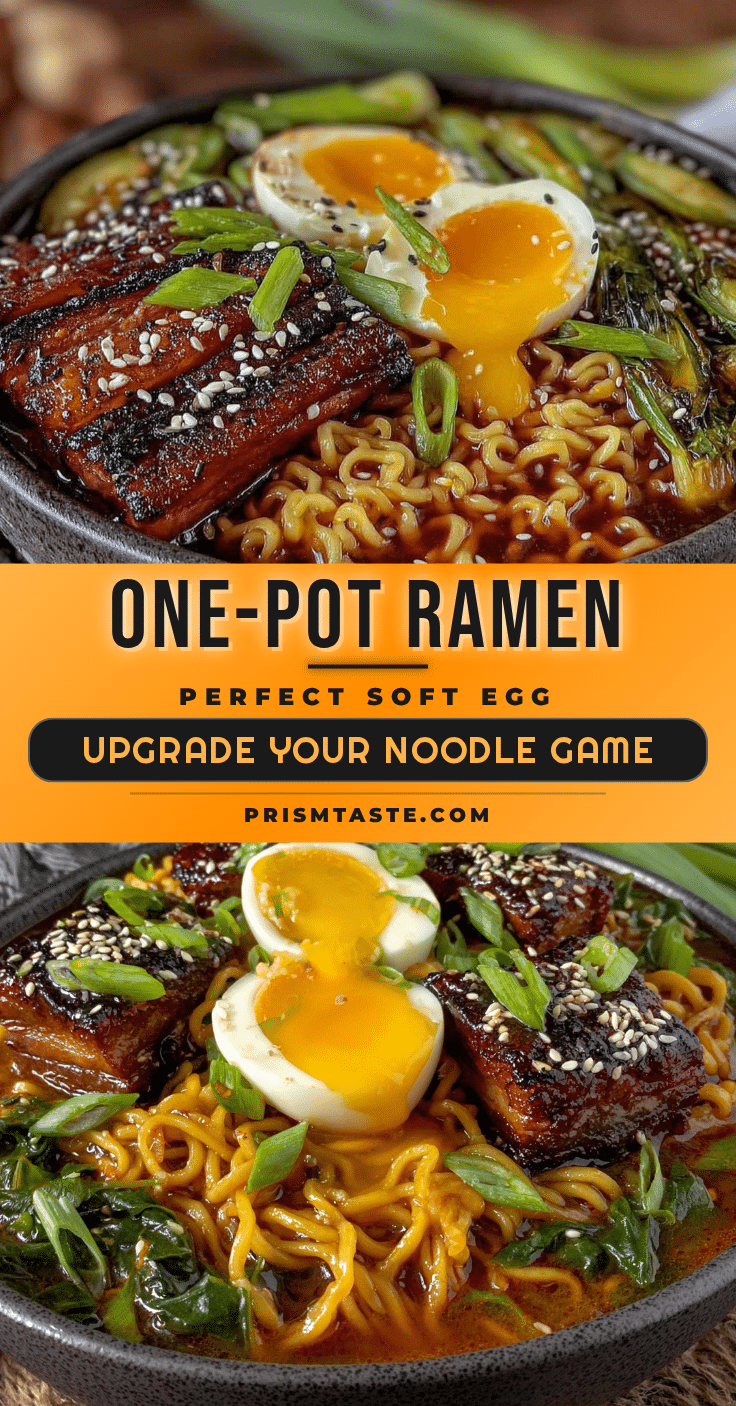one-pot ramen with soft egg recipe