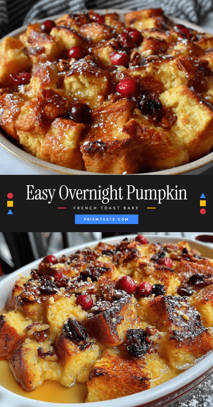 overnight pumpkin french toast bake recipe