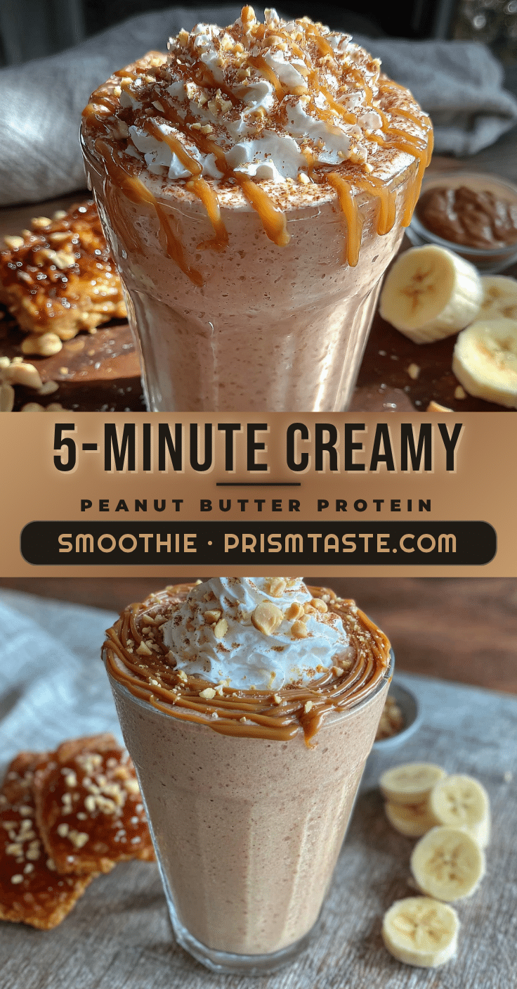 peanut butter banana protein smoothie recipe