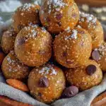 peanut butter protein balls - featured image