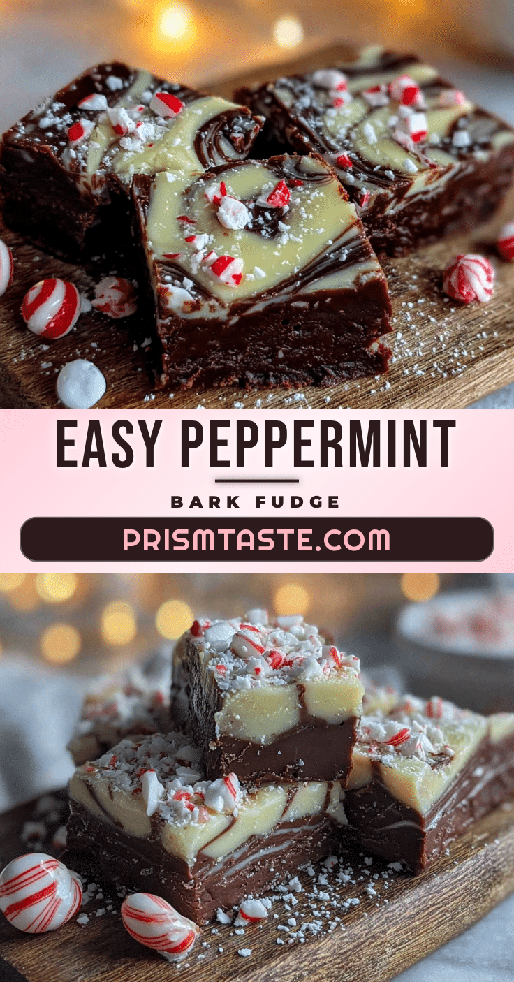 peppermint bark fudge swirl recipe