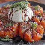 persimmon burrata salad - featured image