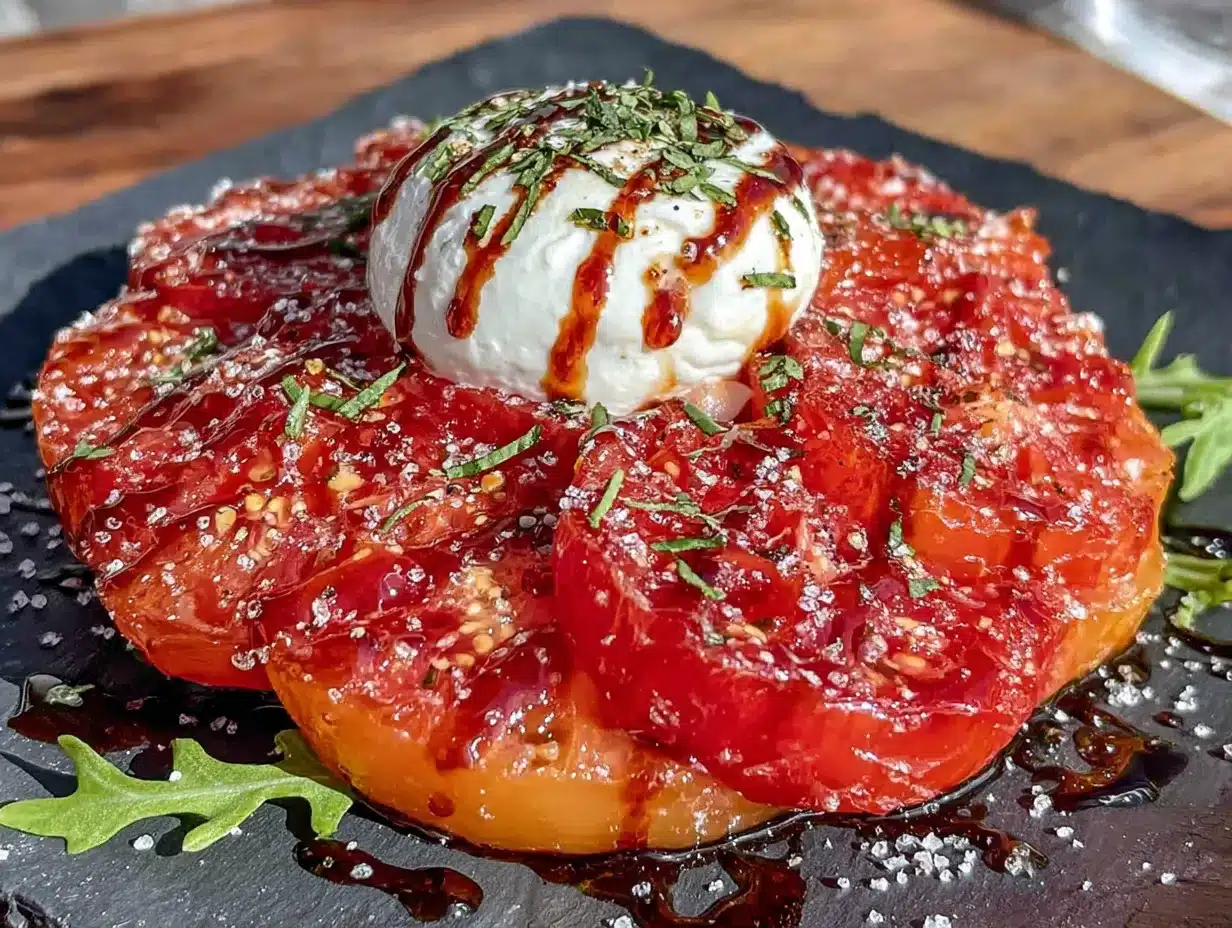 persimmon burrata salad preparation steps