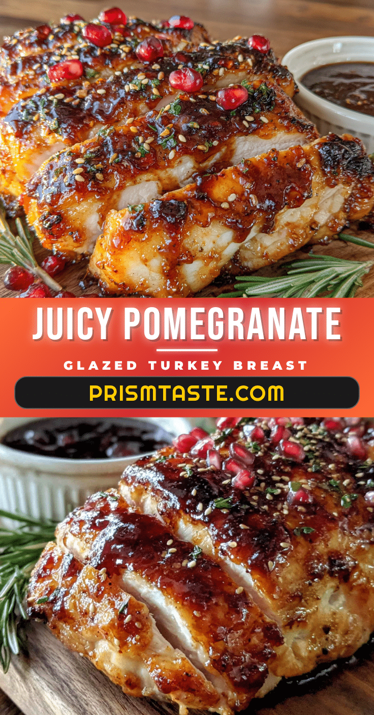 pomegranate molasses glazed turkey breast recipe
