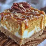 pumpkin cheesecake bars - featured image