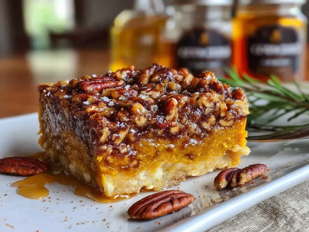 pumpkin pie bars - featured image