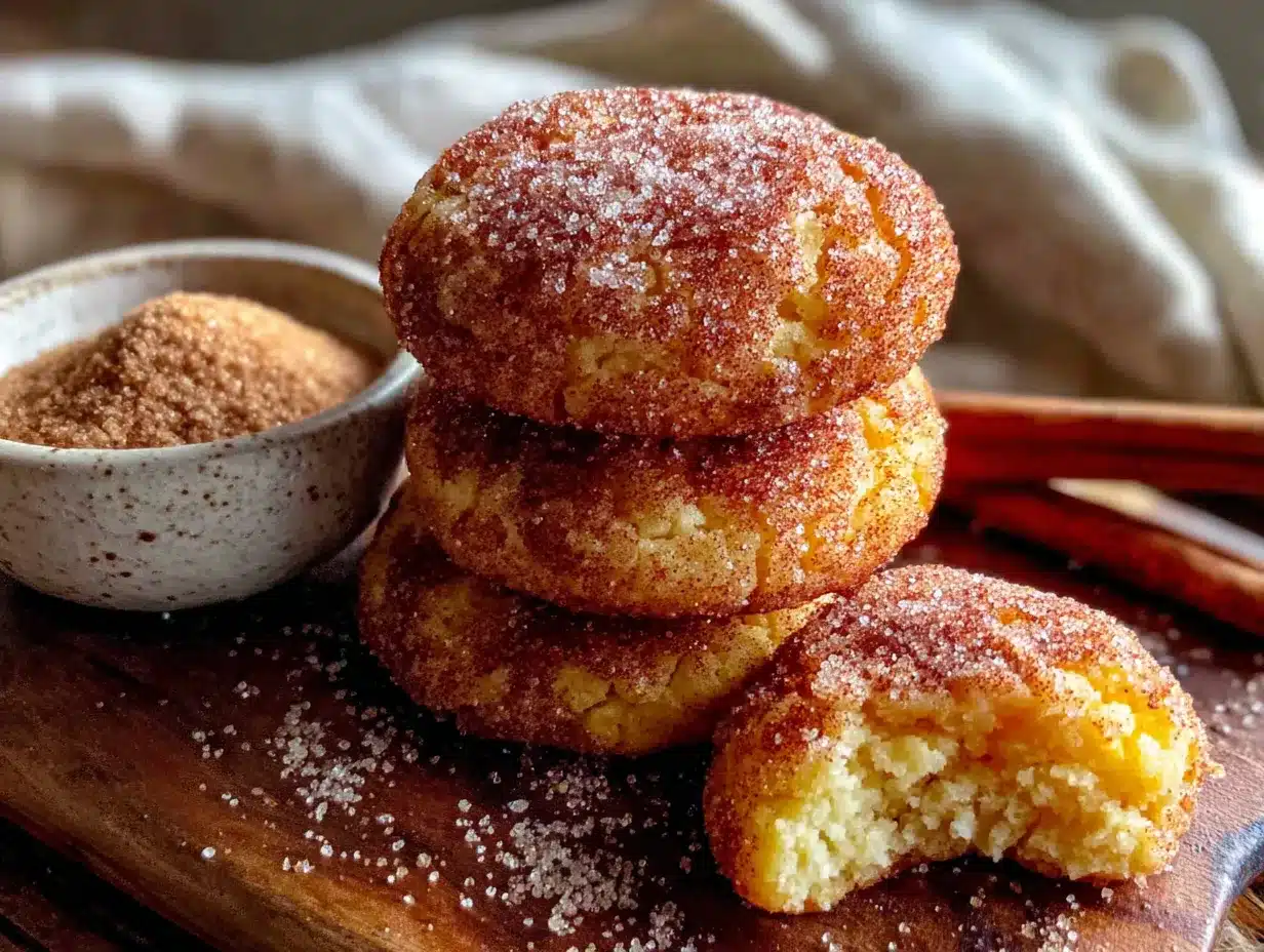 pumpkin snickerdoodle cookies preparation steps