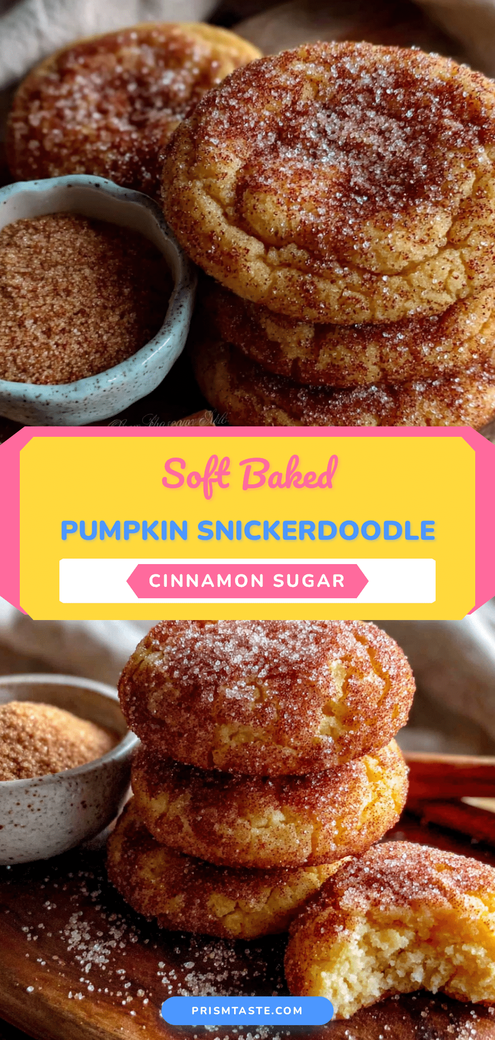 pumpkin snickerdoodle cookies recipe