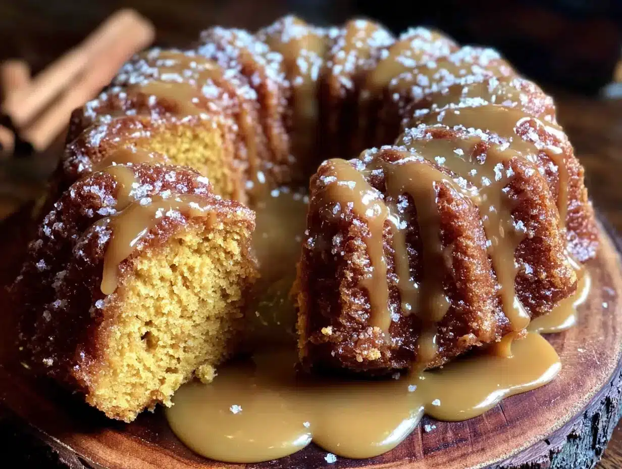 pumpkin spice bundt cake preparation steps