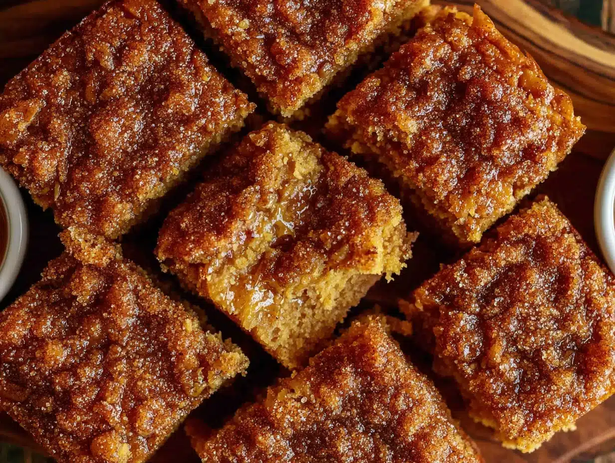 pumpkin spice snickerdoodle blondies preparation steps