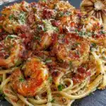 quick garlic butter shrimp pasta in 15 minutes - featured image