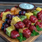 rainbow fruit kabobs - featured image