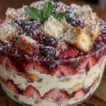 red white and blue trifle - featured image