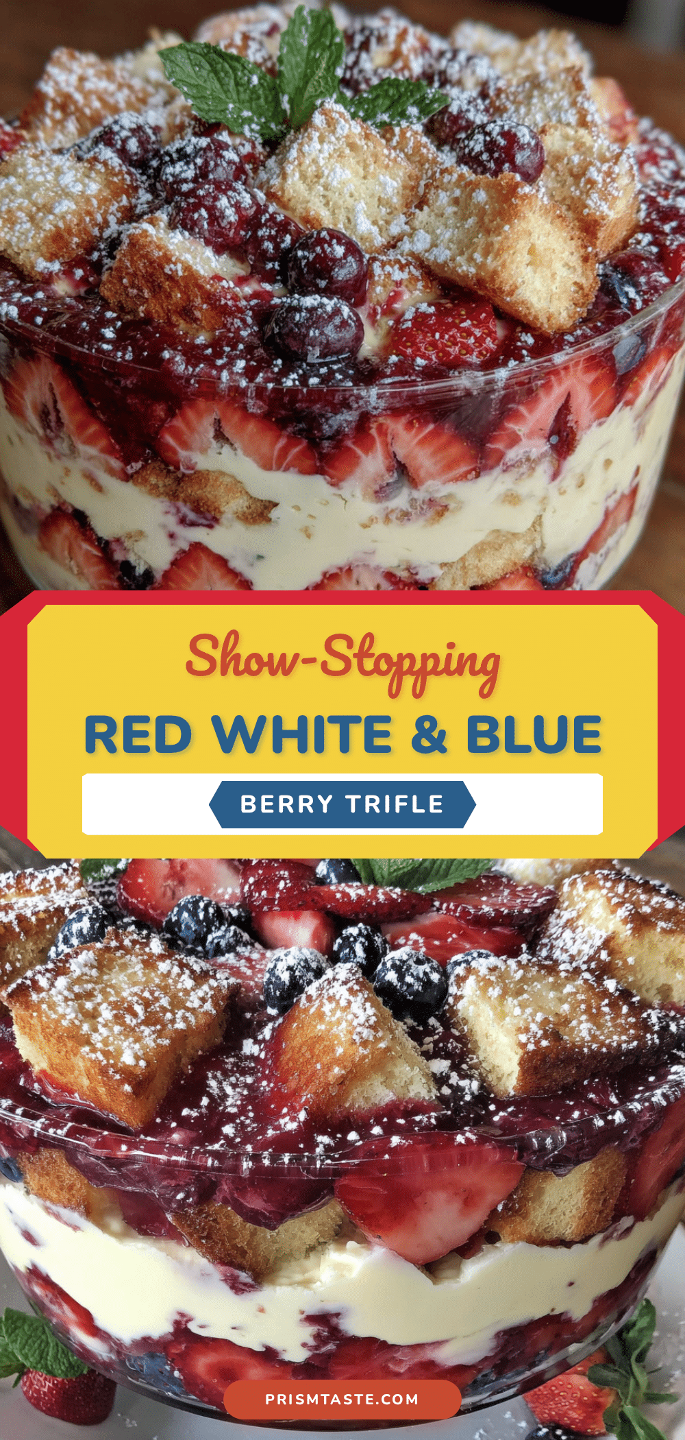 red white and blue trifle recipe
