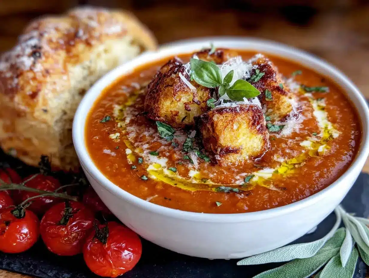 roasted tomato soup preparation steps