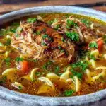 rotisserie chicken noodle soup - featured image