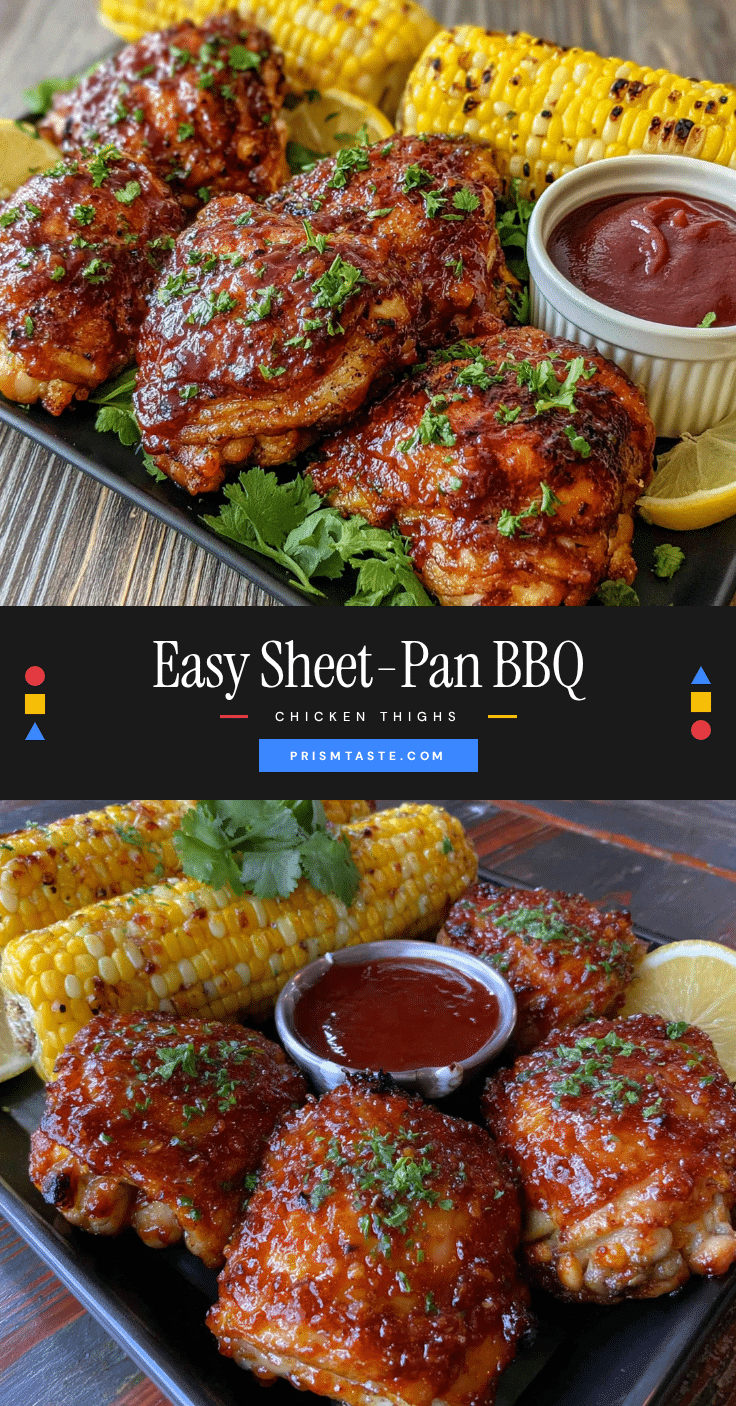 Sheet-pan BBQ chicken thighs recipe