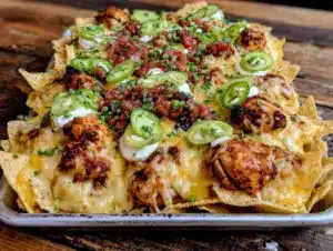 sheet pan nachos recipe easy best tailgate snack - featured image