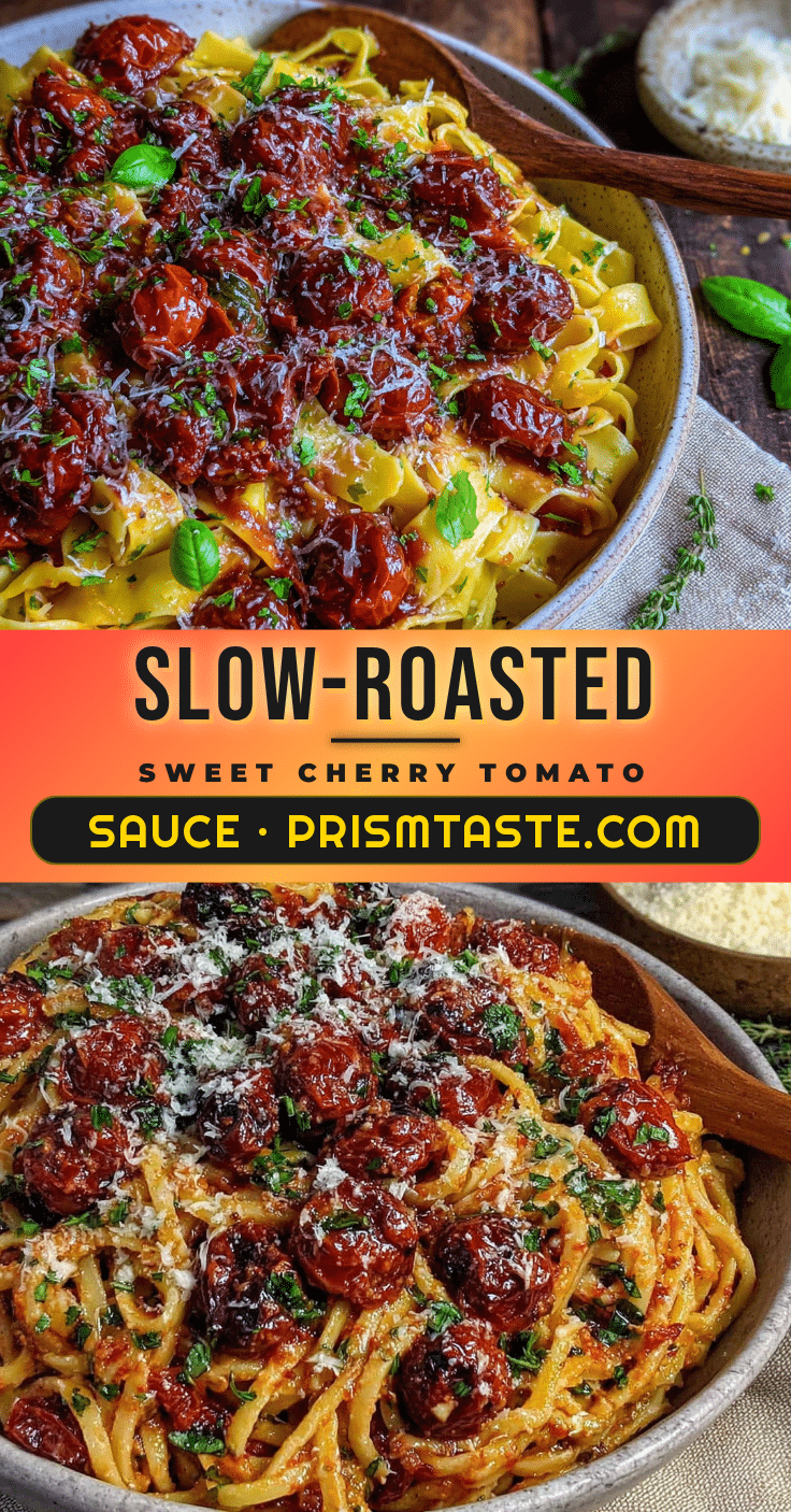 slow-roasted cherry tomato pasta sauce recipe