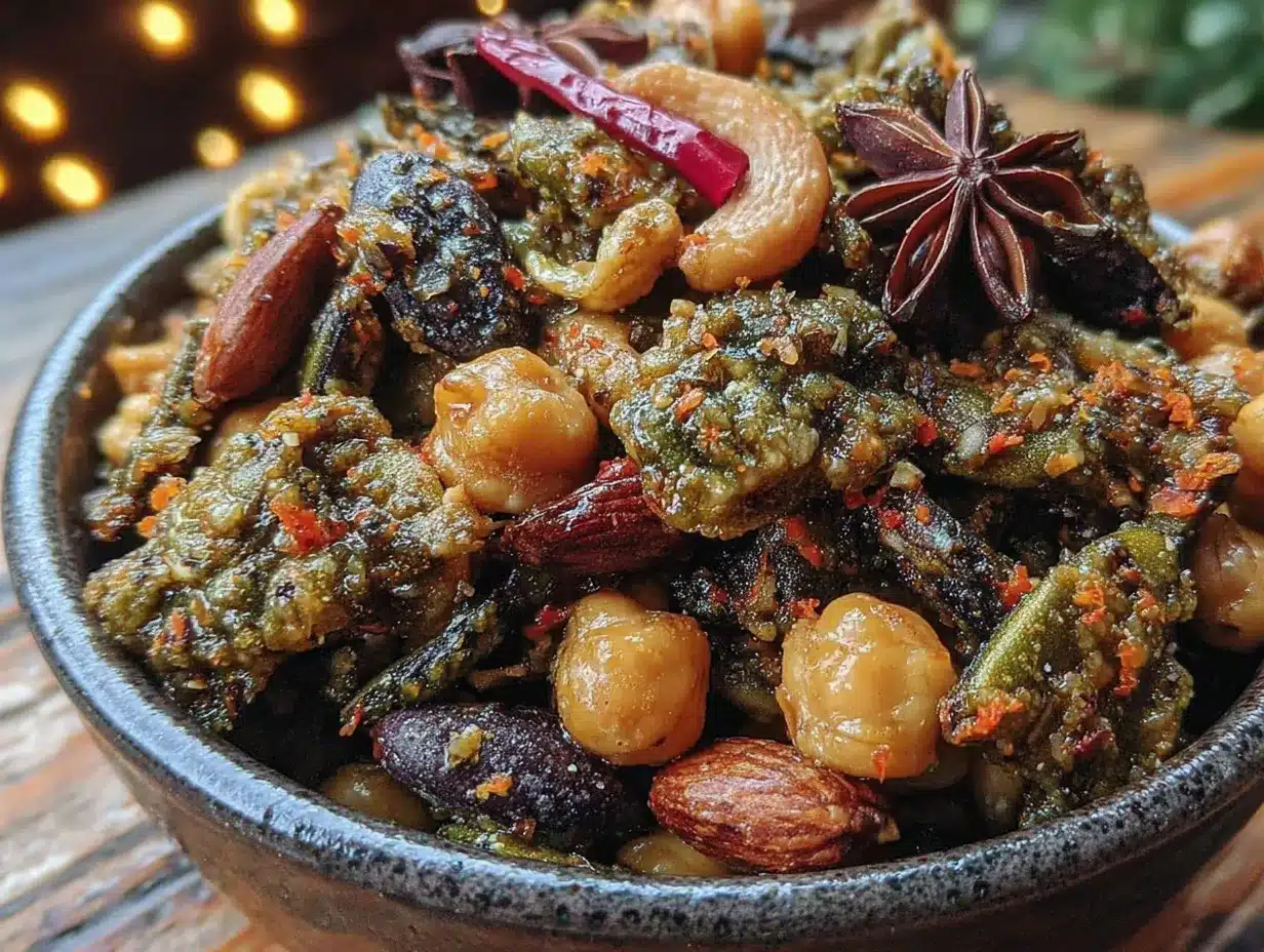 smoky roasted pumpkin seed snack mix preparation steps