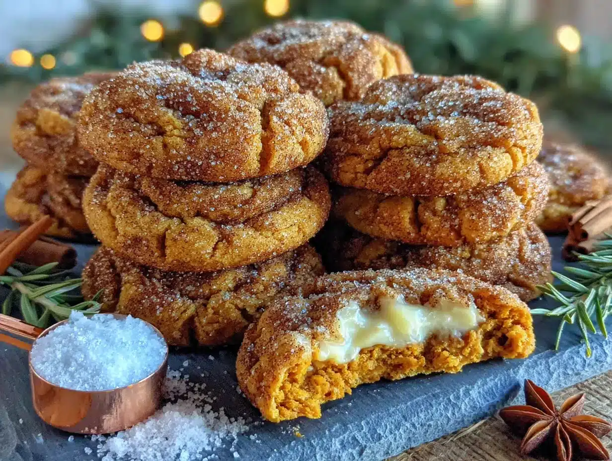 soft pumpkin snickerdoodle cookies preparation steps