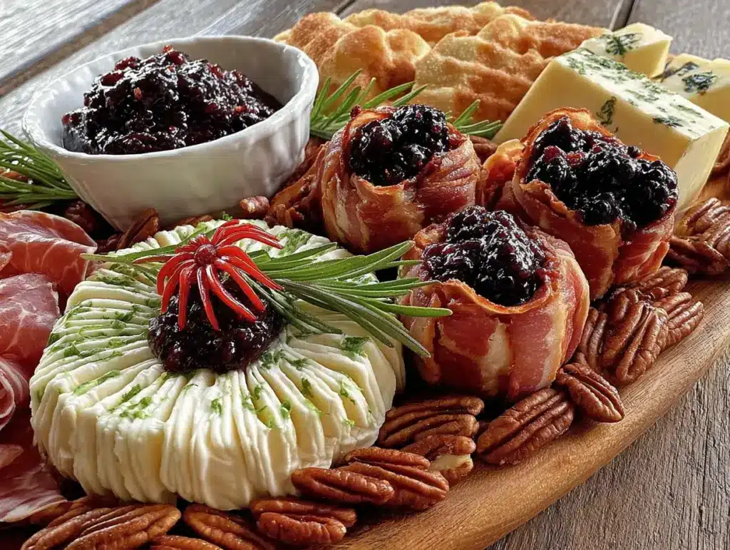 spiderweb Halloween charcuterie board - featured image