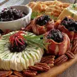 spiderweb Halloween charcuterie board - featured image
