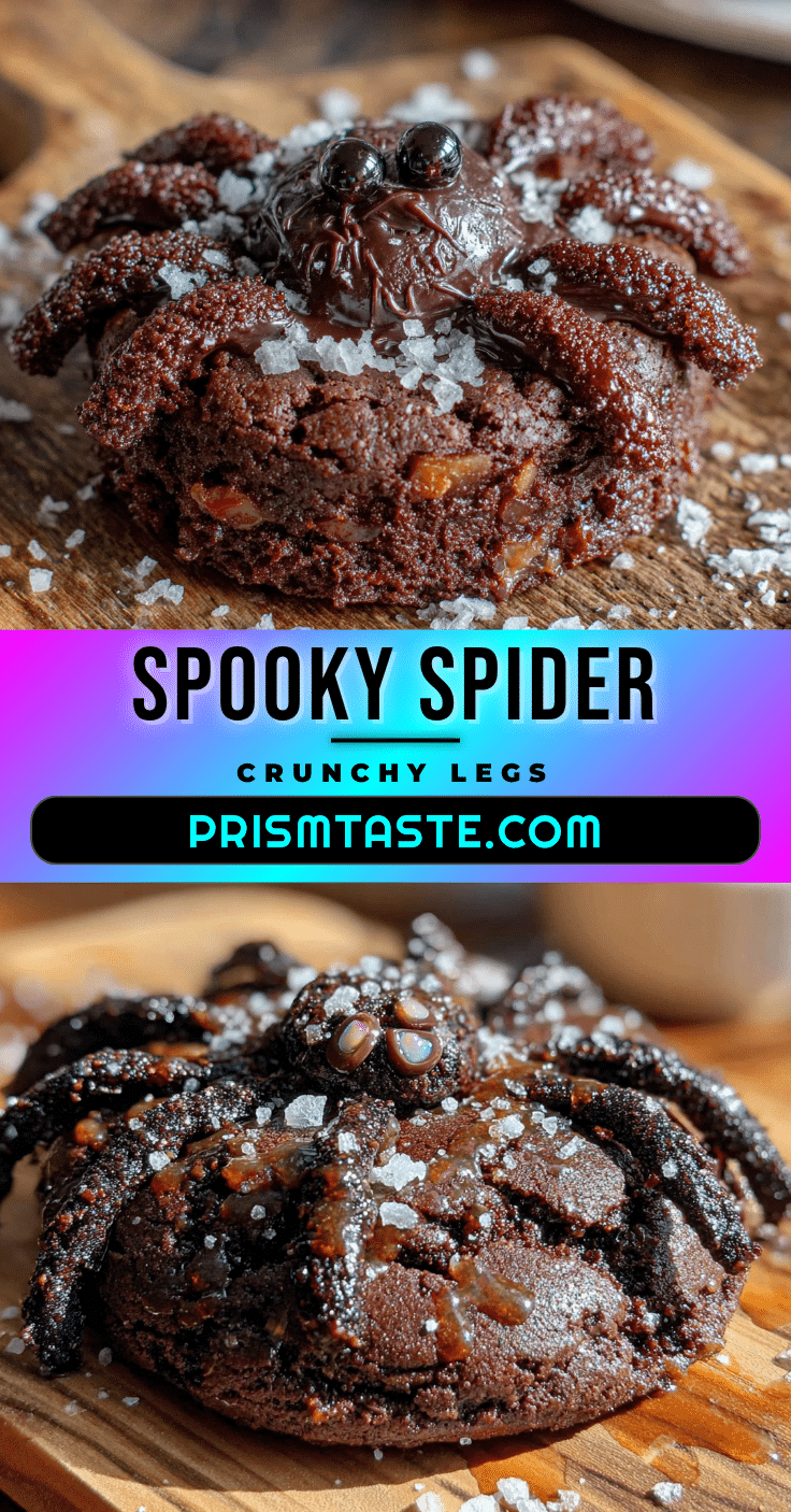 spooky spider cookies with crunchy chocolate legs recipe