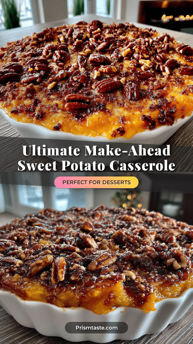 sweet potato casserole with pecan crumble recipe