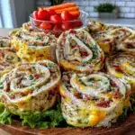 turkey and cheese lunchbox pinwheels for kids - featured image