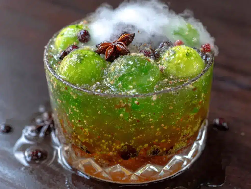 witches brew green punch - featured image