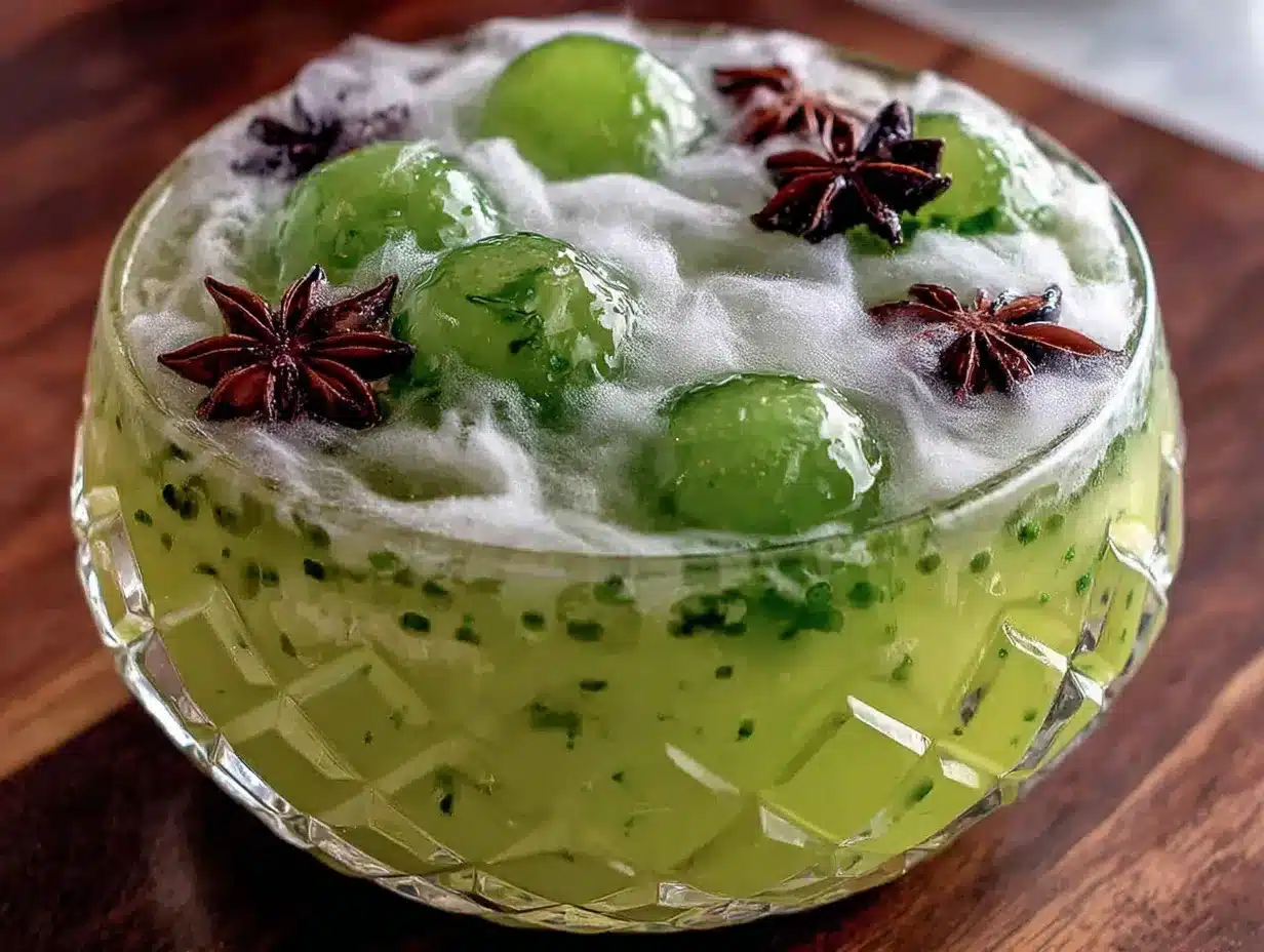 witches brew green punch preparation steps
