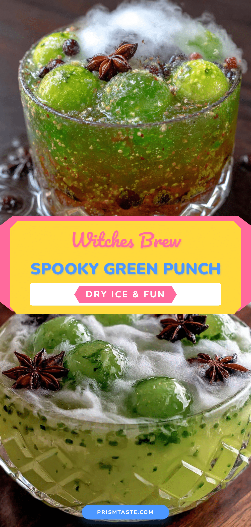 witches brew green punch recipe