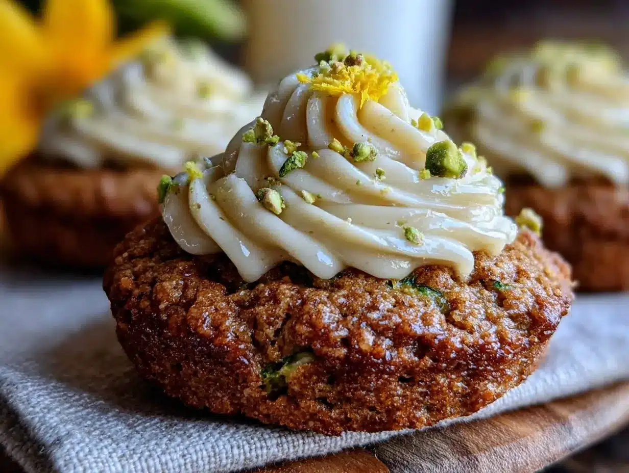 zucchini cookies with cream cheese frosting preparation steps